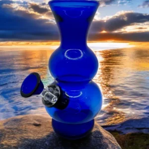 Blue Bubble Glassware